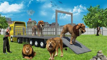 City Zoo Animal Transport 3D Ekran Görüntüsü 1