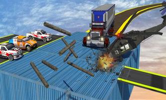 Impossible Truck tracks Drive: Mega Stunts capture d'écran 1