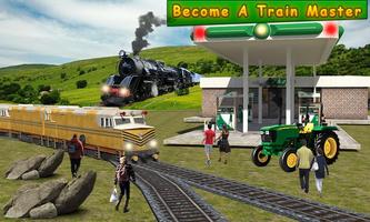 Fast Train Driving Sim 3D Plakat