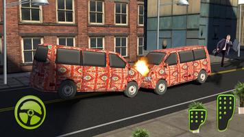 City Van Driving : MiniBus Public Transport screenshot 1