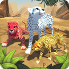 Cheetah Family Animal Sim icône