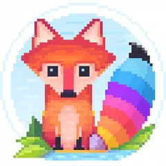 Descargar XAPK de Pixel Fox - Libro de colorear de Color por Número