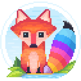 Pixel Fox - разрисовка по цифрам для всей семьи иконка