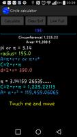 Circle calculator স্ক্রিনশট 2