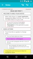 برنامه‌نما Bible Talks Notes عکس از صفحه