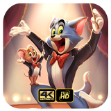Tom Jerry Wallpaper HD 4K icône