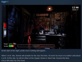 Guide for FNAF 2016 capture d'écran 1