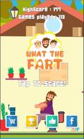 What the fart - funny fart sound jump game poster