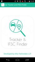 Poster Car Tracker and IFSC Finder