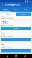 Event Logger. Time manager Plakat