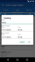 Event Logger. Time manager Screenshot 2