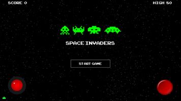 Retro: Space Invaders Affiche