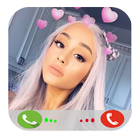 Ariana  Grande  fake  call иконка