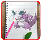 How to Draw Pokemon Kanto biểu tượng