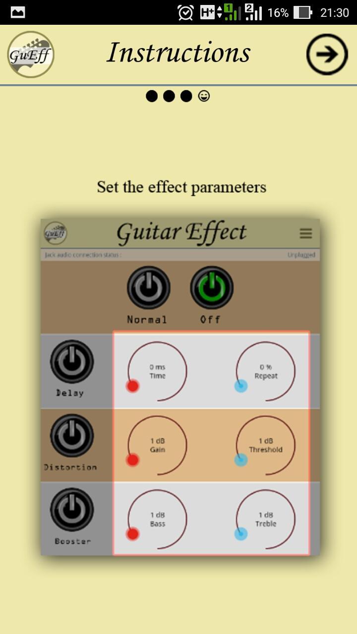 Guitar effects. Tonebridge Guitar Effects update Android.