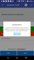 Australian Citizenship Test syot layar 3