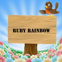 Kartun Ruby Rainbow Affiche