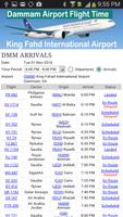 Dammam Airport Flight Time screenshot 1