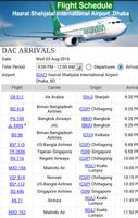 Dhaka Airport Flight Time poster