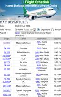 Dhaka Airport Flight Time capture d'écran 1