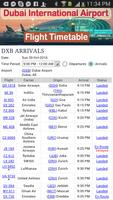 Dubai Airport Flight Time screenshot 1