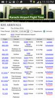 Karachi Airport Flight Time screenshot 1