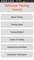 Software Testing Tutorial Affiche