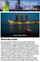 Singapore Tourist Places Affiche