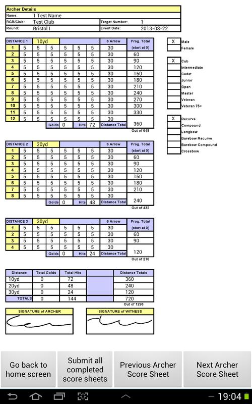 Download Archery Score Sheets for Android - APK Download