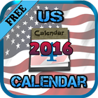 USA Calendar 2016 아이콘