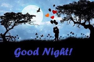 Good Night Cards Affiche