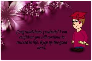 Greeting Card for Graduation capture d'écran 2