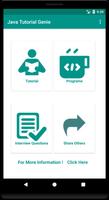 JAVA Tutorial Genie Affiche