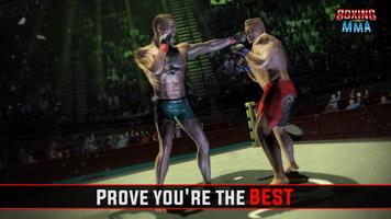 Boxing vs MMA Fighter الملصق