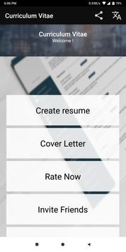 android 用の curriculum vitae app cv builder free resume maker apk