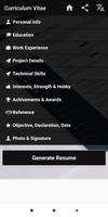 Curriculum vitae App CV Builder Resume CV Maker screenshot 2