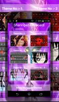 Sharingan Keyboard Emoji Free capture d'écran 2