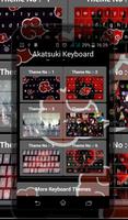 Akatsuki Keyboard Theme Custom ภาพหน้าจอ 1