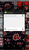 Akatsuki Keyboard Theme Custom ภาพหน้าจอ 2