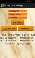 KSRTC Kerala Bus Timings Affiche