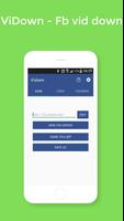 ViDonw -HD Facebook Videos Downloader plakat