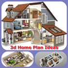Idées de plans de maison 3D icône