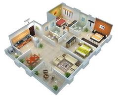 Idées de plans de maison 3D capture d'écran 2