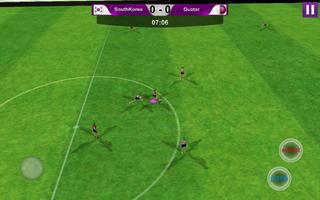 Asian Girl Sport Soccer Game capture d'écran 2