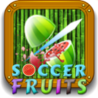 Cut Fruit Pomegranate Soccer icône