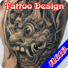 3D Tattoo Design ไอคอน