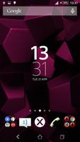 Theme Xperien Cubes Pink постер