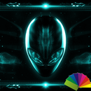 Alien Teal Xperien Theme APK