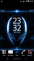Alien Blue Xperien Theme ポスター