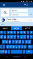 Alien Blue Xperien Theme スクリーンショット 2